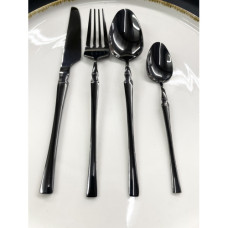 6PC SLIM KNIFE BLACK