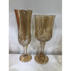 Wine Glass Amber 6pc