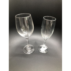 6pc Clear Champagne Glass