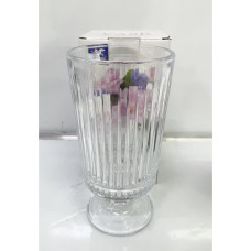 GLASS VASE MED STR