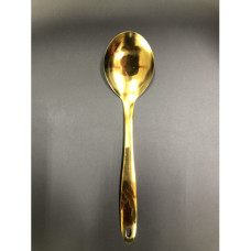 SERVING SPOON SQR GOLD
