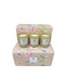 3PC VOTIVE SET YELLOW