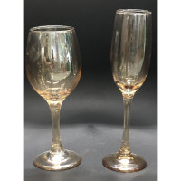 Gold Wine Glass 6pc