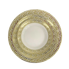 PLATE SET 3PC GOLD DESIGN