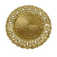 PLASTIC UNDERPLATE GOLD