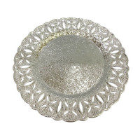 PLASTIC UNDERPLATE SILVER