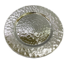 PLASTIC UNDERPLATE SILVER