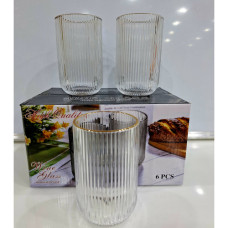 DIVA HIGHBALL GOLD RIM 6PC