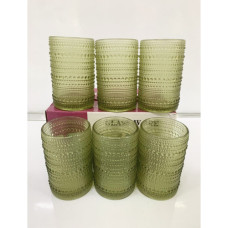 VINTAGE HIGHBALL 6PC GREEN