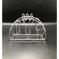 SERVIETTE HOLDER SILVER