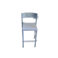 BAR STOOL GREY RECT
