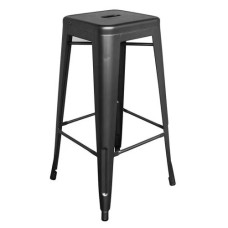 BAR STOOL METAL BLACK