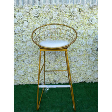 BAR STOOL GOLD FANCY